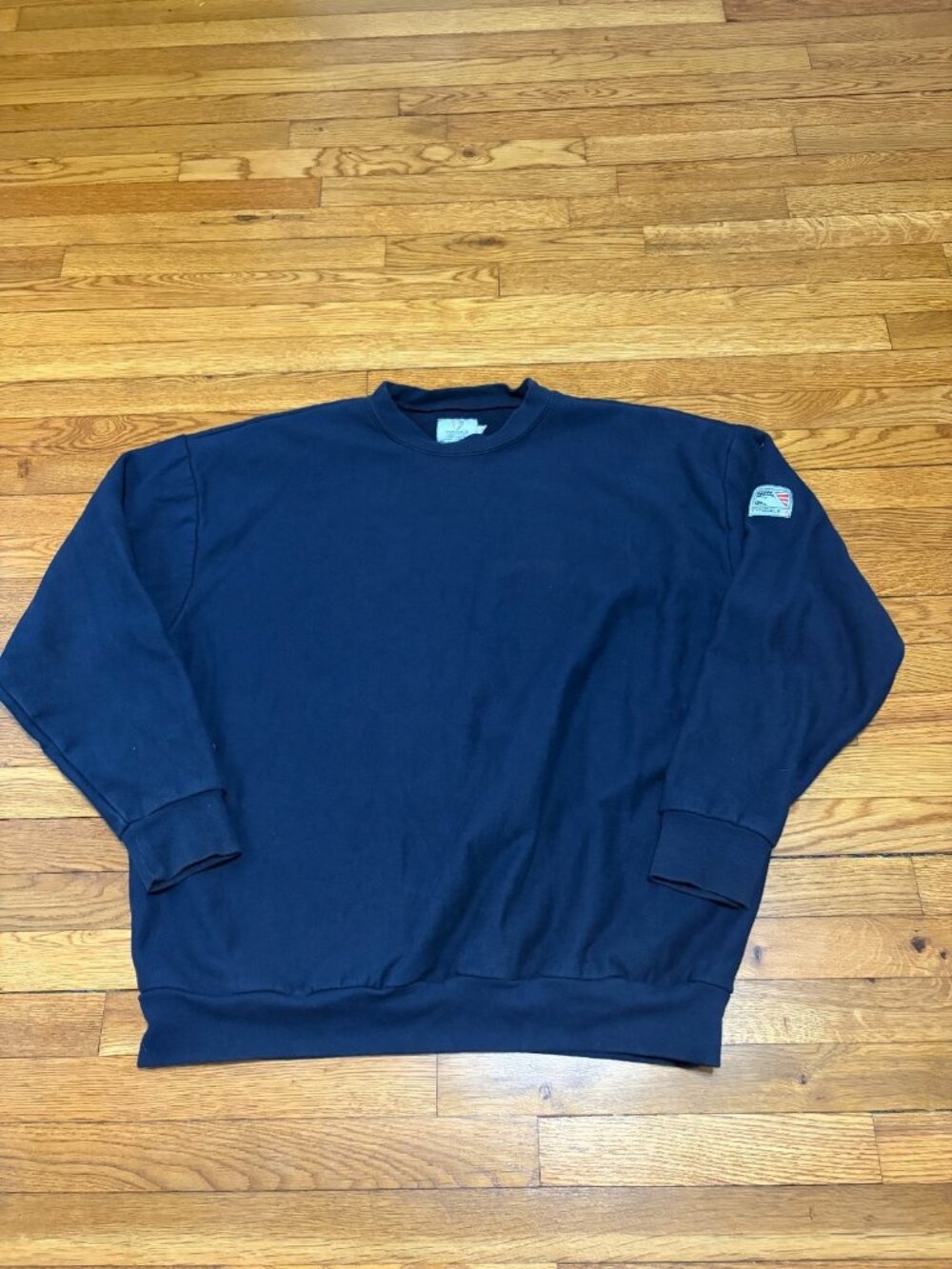 Tyndale Men FR Crewneck Sweatshirt 3XL Navy Pullover Heavyweight Fire Resistant